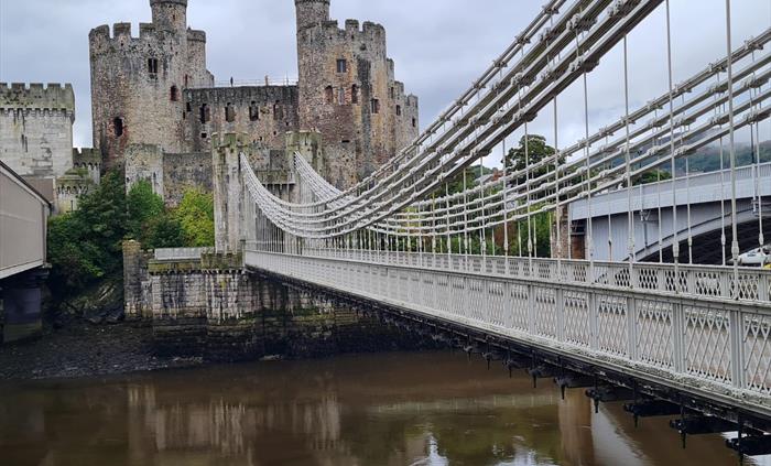 Conwy castle and bridges